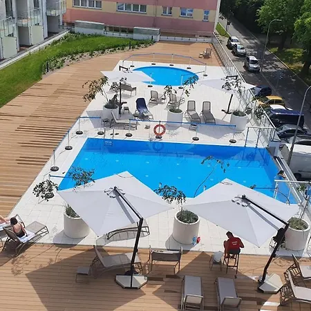 Apartament Bałtyk Nadmorskie Tarasy Z Parkingiem